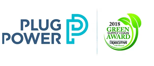 Plug Power Receives a 2018 Supply & Demand Chain Executive Green Supply ...