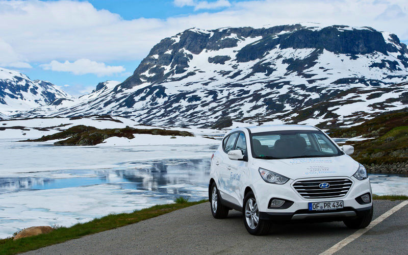 Hyundai fuel cell Car