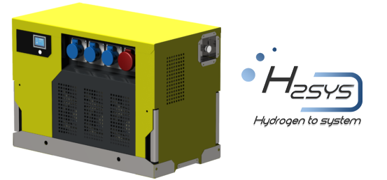 Boxhy Fuel Cell Generator by H2Sys Main