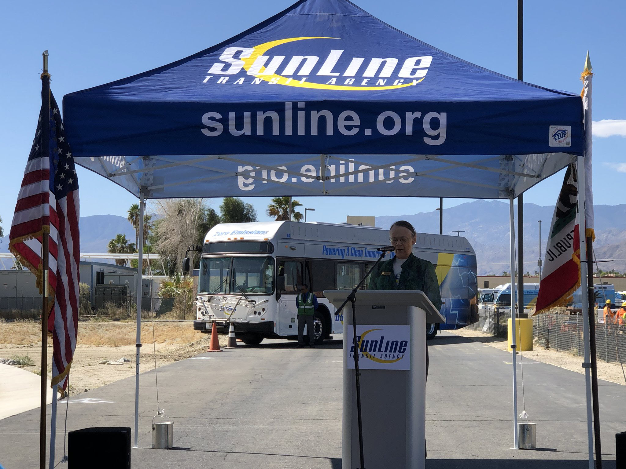 Sunline Earth Day 5 New Fuel Cell Buses1