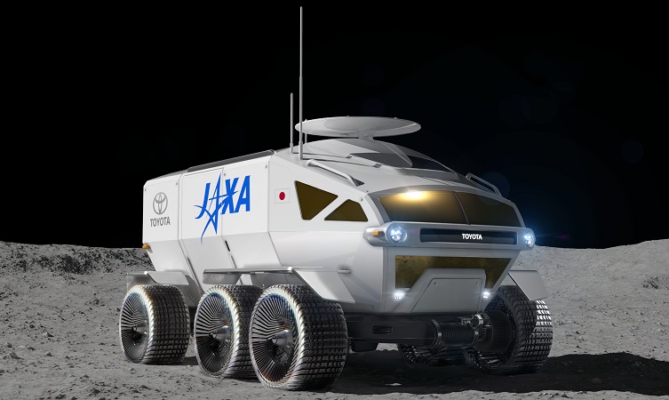 JAXA and Toyota Commence Joint Research into Fuel Cell Powered Manned Pressurized Rover 2 Toyota space rover concept 01