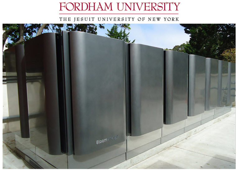 Fordham University To Install Bloom Energy Fuel Cell Server