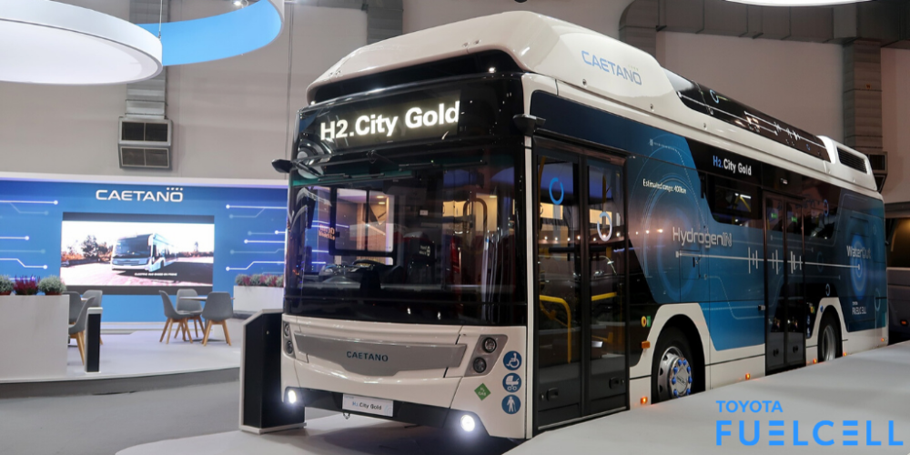 CaetanoBus SA Launches First Hydrogen Bus With Toyota Fuel Cell