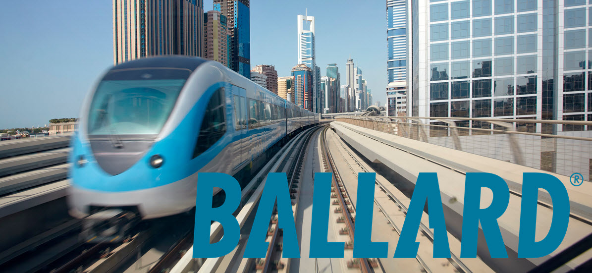 hydrogen trains Ballard