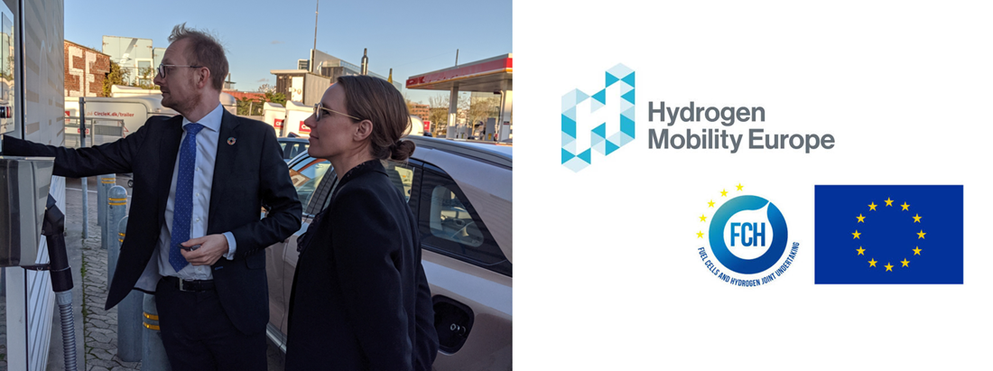 Environment Minister Lea Wermelin Test Drives Nexo Hydrogen Car Main