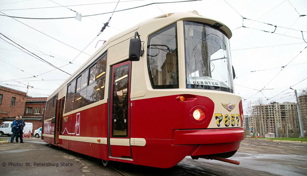 Russian Fuel Cell Hydrogen Tram TW