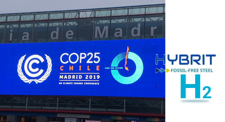 SSAB, LKAB and Vattenfall Welcome Higher Ambitious to Reach Climate Targets 1 COP25