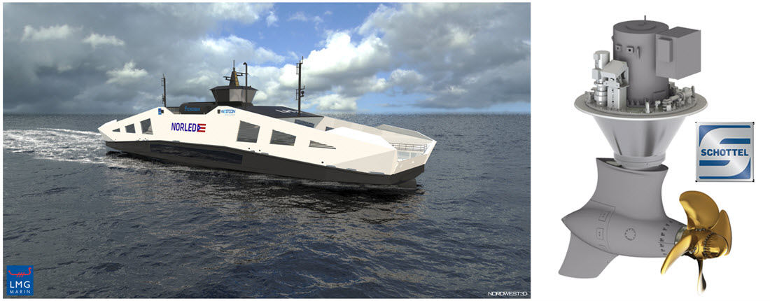 Schottel Norled Hydrogen Ferry Boat