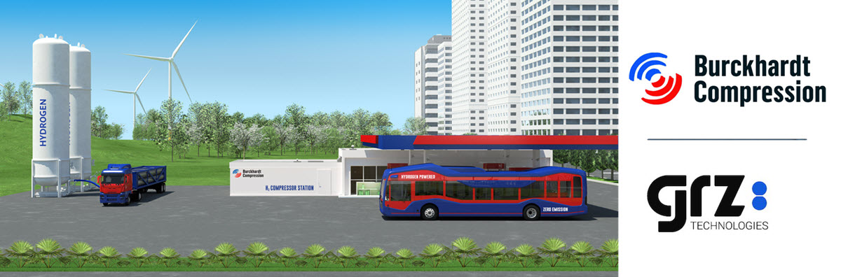 Burckhardt Compression Signs Agreement with GRZ for Joint Development of New Hydrogen Compression Technology 1 Burckhardt GRZ Hydrogen Compressor