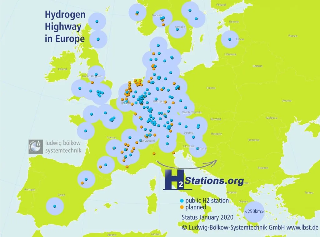 Hrs Map In 2019: 83 New Hydrogen Refuelling Stations Worldwide