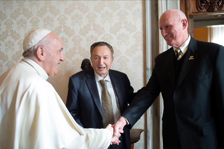 Purdue Professor Meets Pope Hydrogen