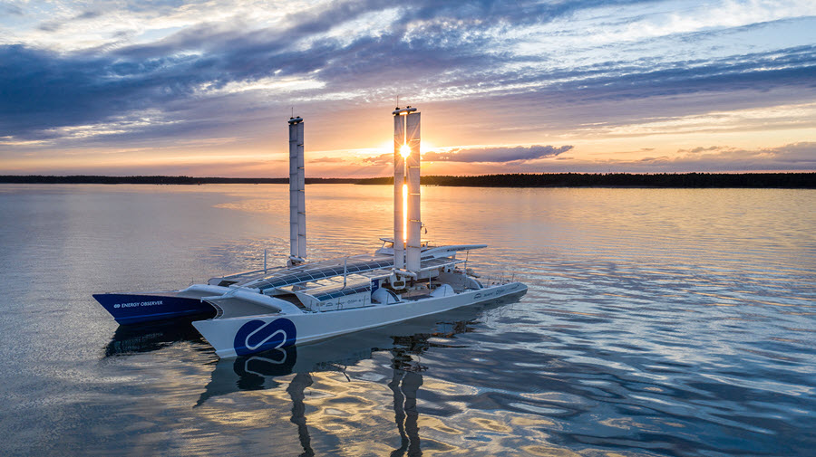 fuel cells works, Energy Observer Forges Ahead with its Planetary Odyssey, First Vessel Powered with Renewables and Hydrogen