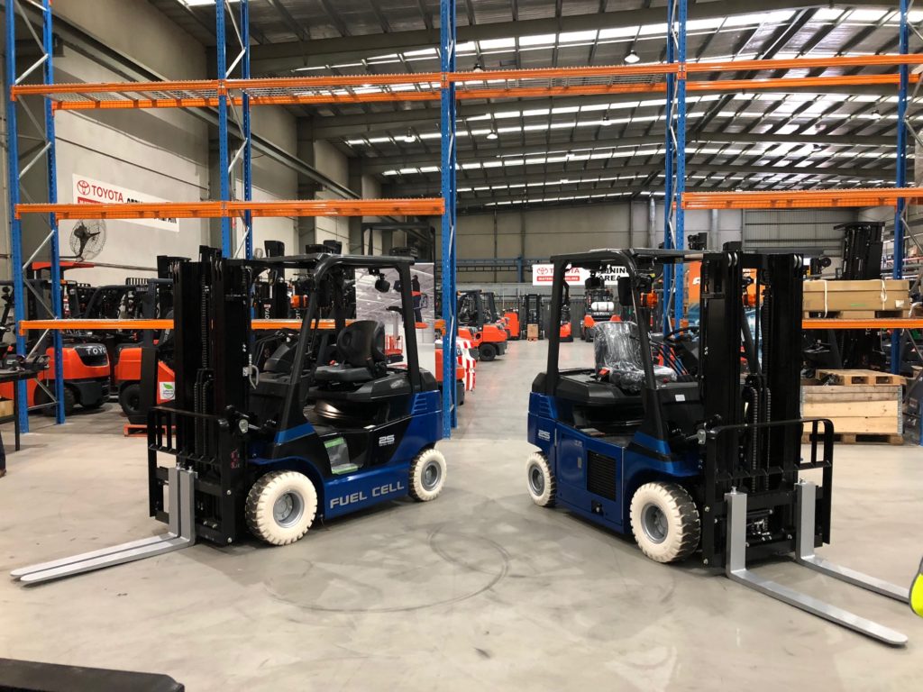 Toyota Fuel Cell Forklifts