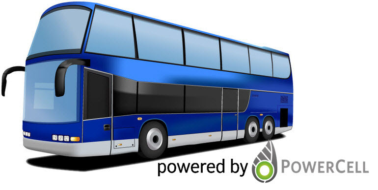 Powercell Fuel Cell Bus