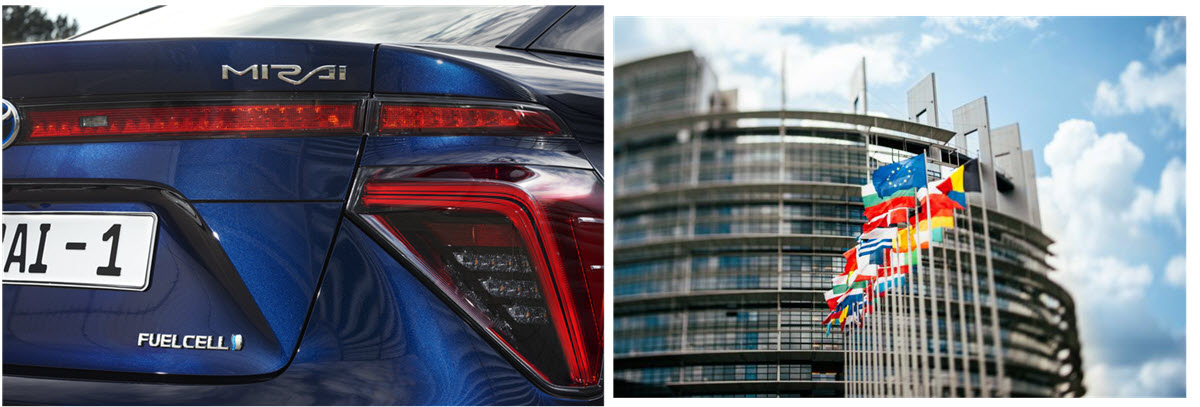 Toyota Mirai Tested by European Parliament 2 Toyota Mirai at European Parliament