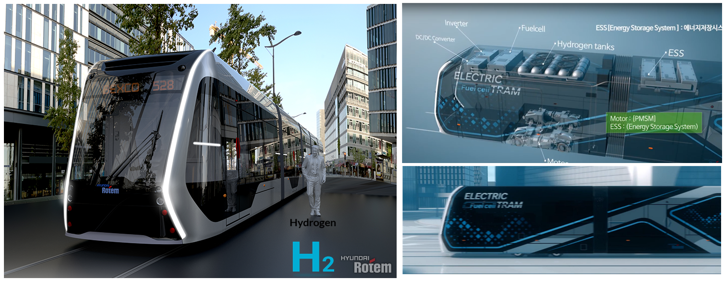 Hyundai Rotem Hydrogen Tram Main