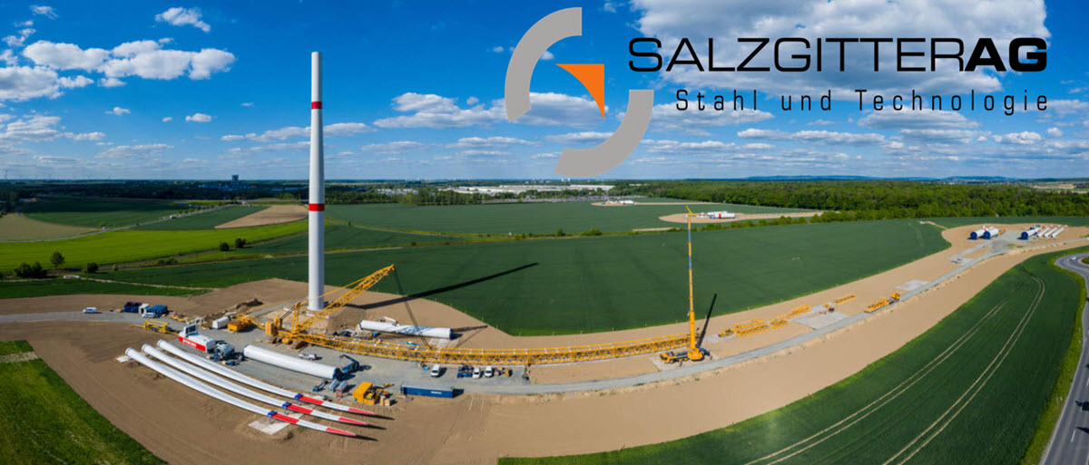 Salzgitter windpark work begins main