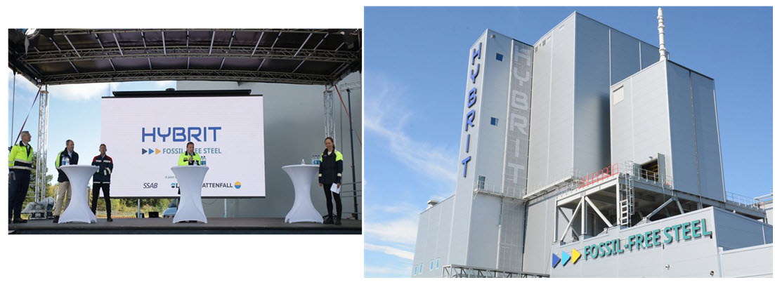 HYBRIT: SSAB, LKAB and Vattenfall to Start Up the World’s First Pilot Plant for Fossil-Free Steel 1 Hybrit opening