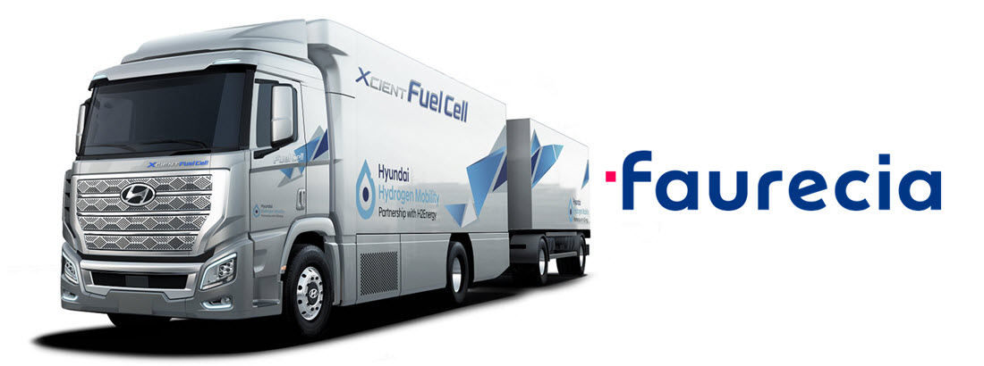 Faurecia CEO "Hydrogen: the Cornerstone of the Energy Transition and Economic Recovery Plans" 2 Faurecia Wins Award for Hyundai Trucks TW