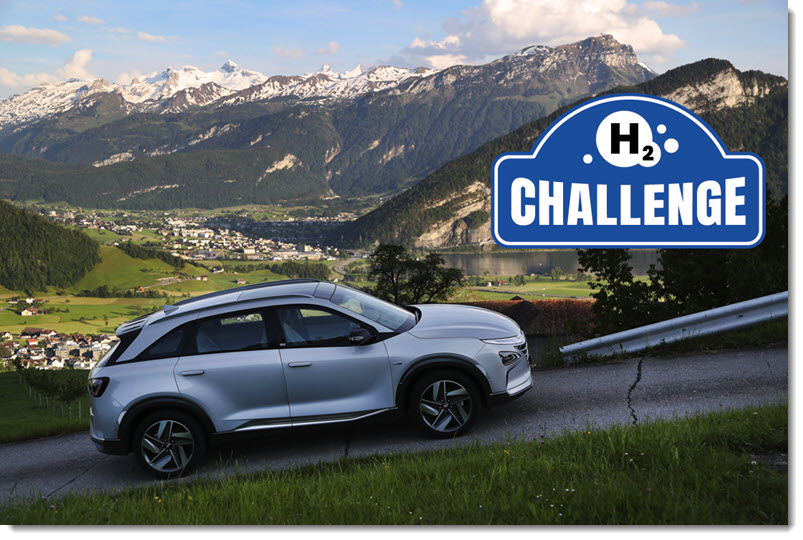 Hyundai Swiss Hyundai NEXO Teams at the 24 Hours Hydrogen Rally 2020