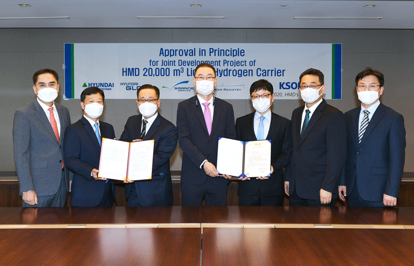 Hyundai Heavy Industries Group Korea Shipbuilding Marine Engineering and Hyundai Mipo Advance the Era of Hydrogen Carriers 1