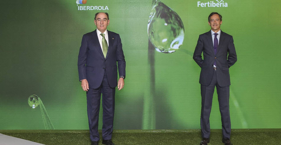 Iberdrola and Fertiberia Join Forces to Promote Green Hydrogen in Spain