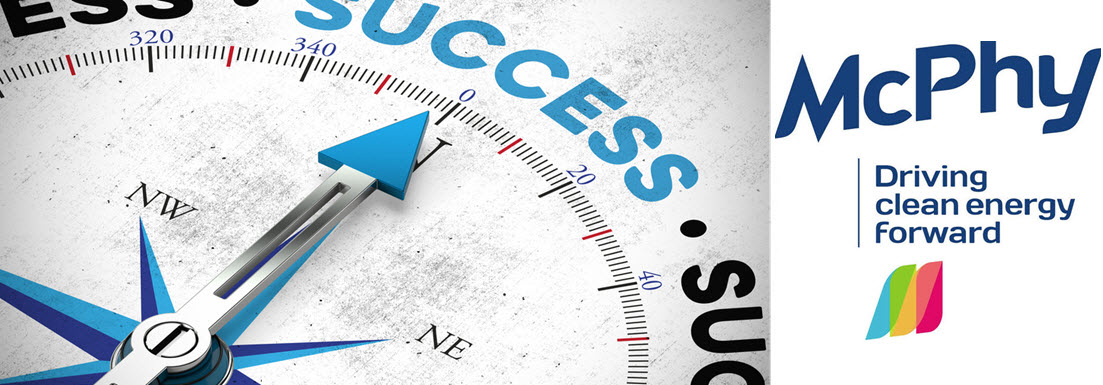 McPhy Announces the Success of its Capital Increase 1 McPhy Successful Capital Raise