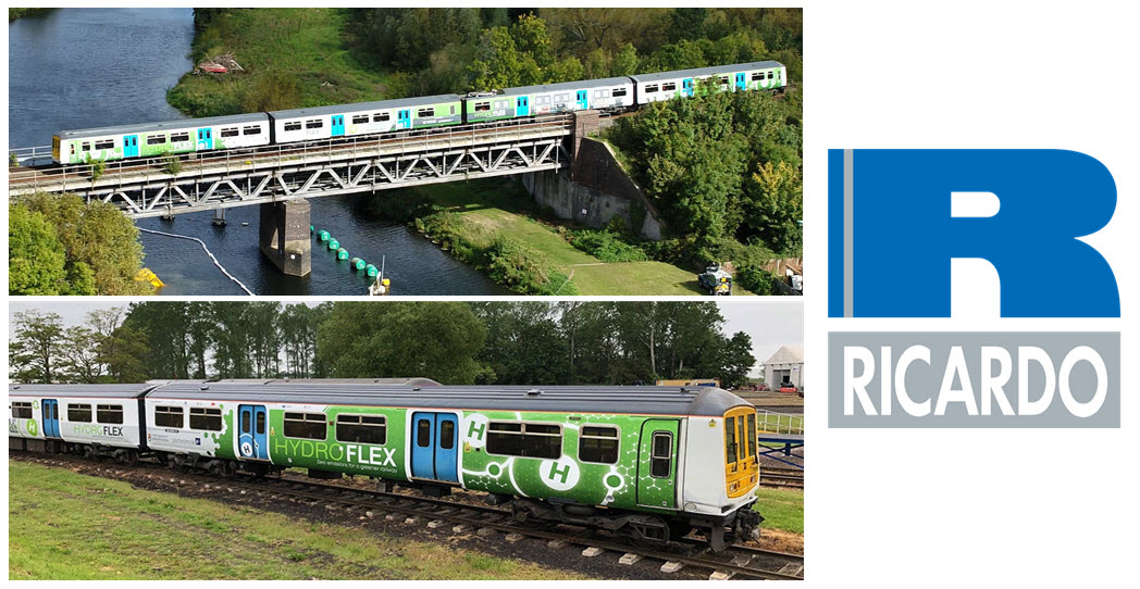 Ricardo Helps Prepare UK’s First Hydrogen Powered Train for Mainline Testing 1 hydroflex on mainline 730