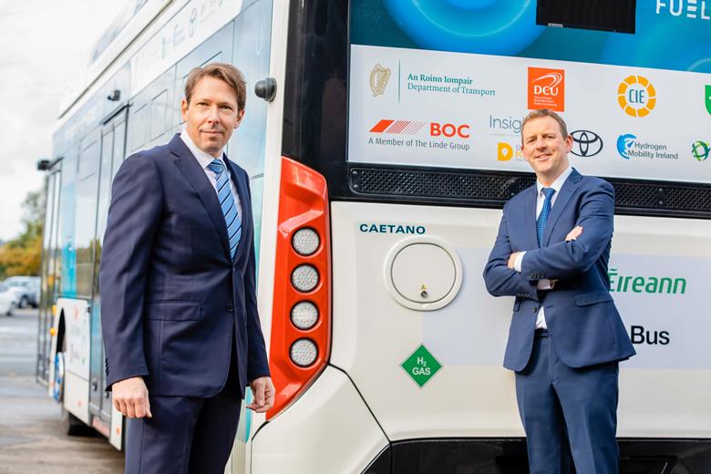 BOC Fuels Irelands First Hydrogen Bus