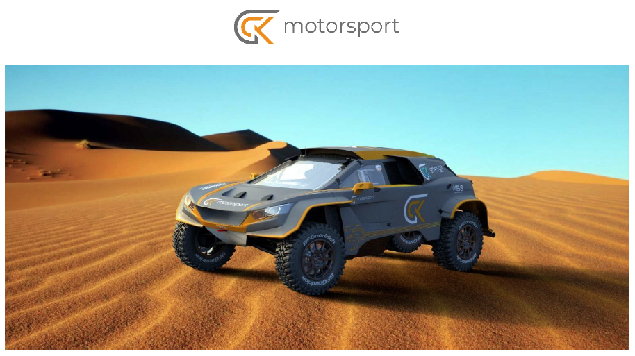 GCK Motorsport Launches Hydrogen Powered Vision for Future Cross Country Rallying Announce the GCK E Blast 1 Dakar Vehicle