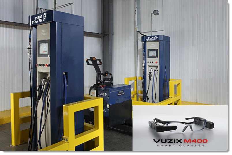 Plug Power Develops Vuzix Smart Glasses Based Remote Training and Onboarding Program to Support its Hydrogen Fuel Cells