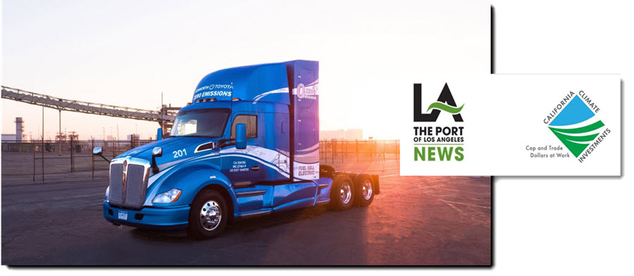 Port of Los Angeles Preliminarily Awarded 41 Million from California Air Resources Board to Launch Zero Emissions Hydrogen Fuel Cell Electric Freight Project