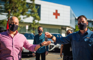 Red Cross Receives Toyota Hydrogen Fuel Cell Electric Cars 2