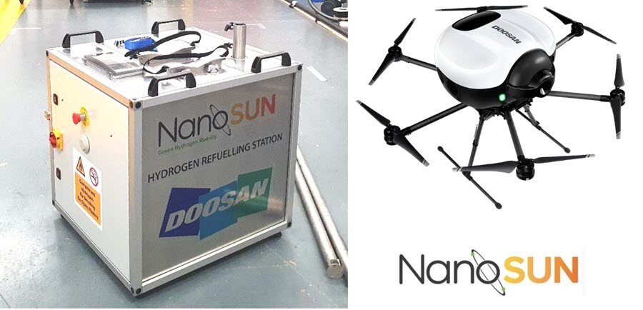 fuelcellsworks, NanoSUN Delivers UAV Refueller to Doosan