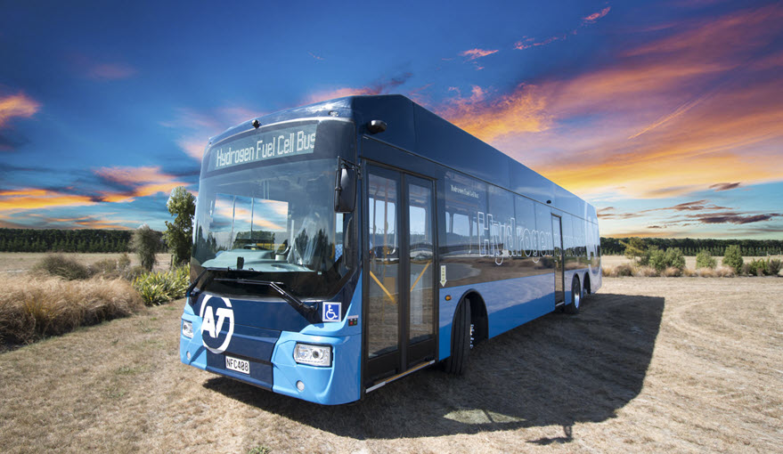 Fuel cells works, Ballard Now Powering New Zealand's First-Ever Fuel Cell Electric Bus, Designed & Manufactured by Global Bus Ventures