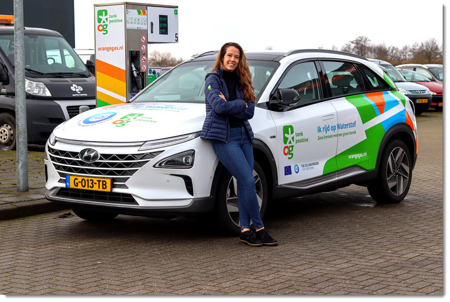 Fuel cells works, OrangeGas Opens First Hydrogen Fuel Station in Amsterdam-Sixth Station in Netherlands