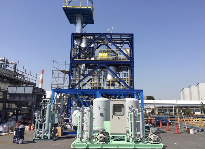 fuelcellsworks, Ways2H Shareholder Japan Blue Energy Launches Tokyo Renewable Hydrogen Production Facility