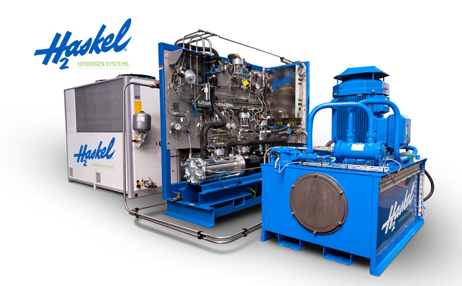 Fuel cells works, hydrogen, Haskel, systems, fuel cells