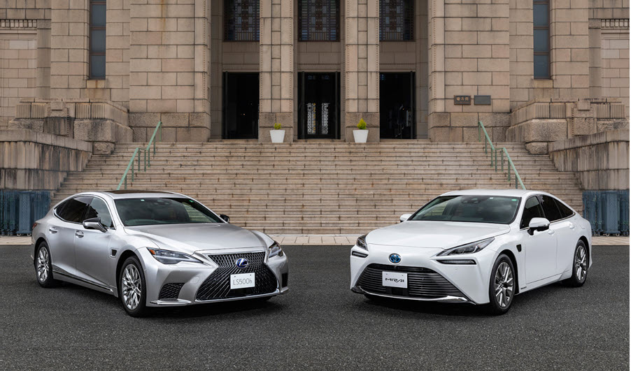 Fuel cells works, Lexus and Mirai Fuel Cell Sedans Now Come with Advance Driver-Assist Technology