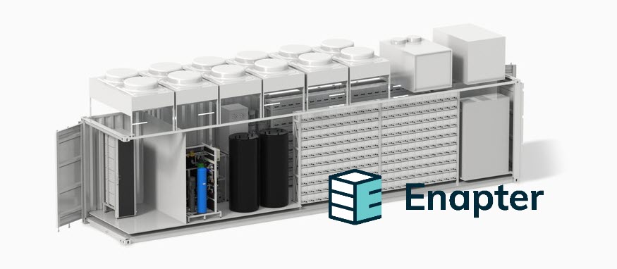 Fuel cells works, hydrogen, Enapter, AEM, Electrolyser