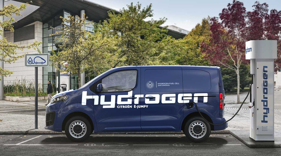 Fuel cells works, Citroën Unveils the 400-km Hydrogen Fuel Cell Powered Jumpy Van