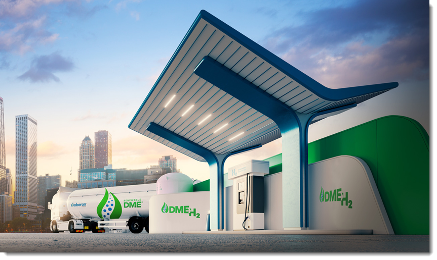 fuel cells works, Los Alamos National Laboratory and Oberon Fuels Receive Department of Energy Funding to Produce Renewable Hydrogen from Renewable DME (rDME)