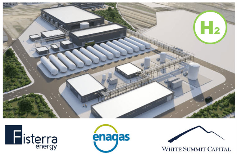 Fisterra Energy, Enagás and White Summit Capital Promote a Project to Generate Green Hydrogen in the Bay of Algeciras, Spain 1 Fuel cells works, hydrogen, Fisterra Energy, fuel cells