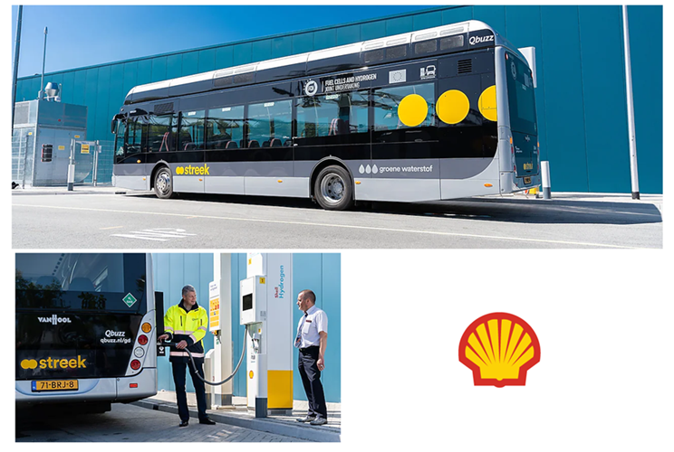 Fuel cells works, Shell Opens Its First Operational Hydrogen Filling Point in the World for Intercity Buses for Groningen Drenthe Public Transport Agency