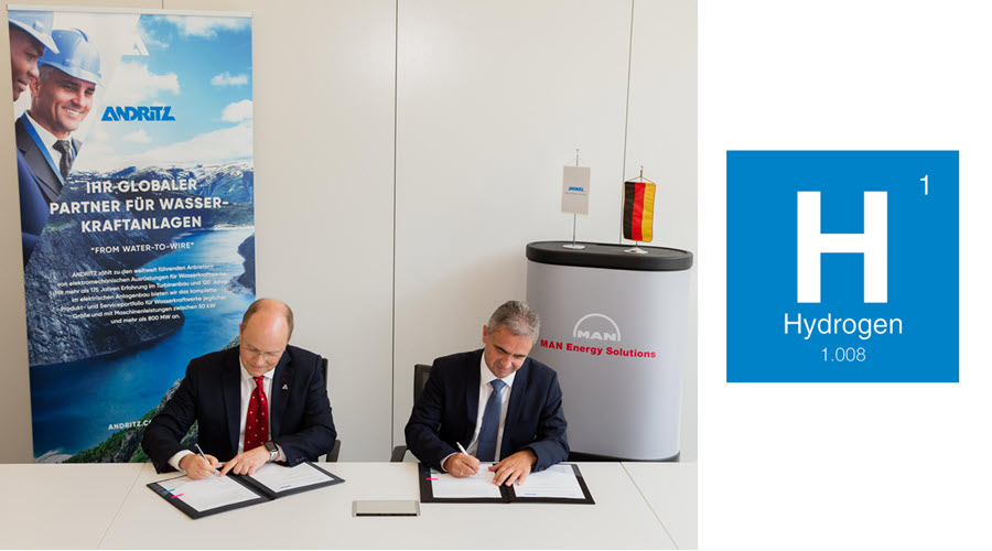 Fuel Cells Works, ANDRITZ Hydro and MAN Energy Solutions Agree on Hydrogen Cooperation