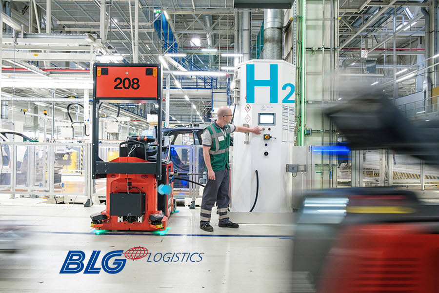 BLG "H2Ready" In Leipzig As It Puts 37 Hydrogen Fuel Cell Fork Lift