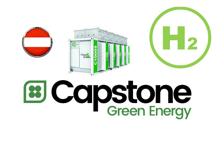 Fuel Cells Works, Capstone Green Energy To Provide Hydrogen Blend Microturbines for Industrial Application in Europe