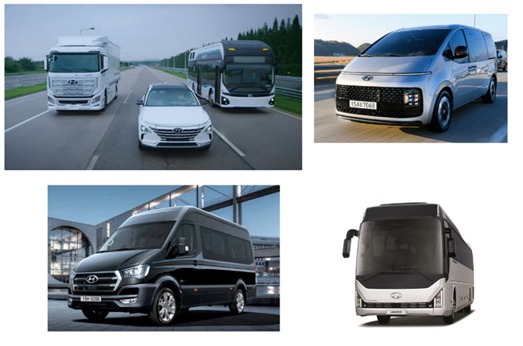 fuel cells works, Hydrogen-Powered 'Vans and Express Buses' are Coming as Hyundai Motor FCEV '3 →6 model’ Lineup Expands