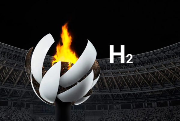 Japanese Design Studio Nendo Creates Spherical Cauldron Using Hydrogen 5 Olympic Hydrogen Flame 1