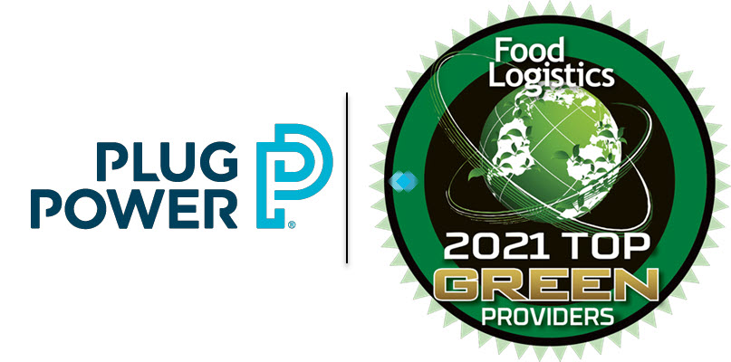 Fuel Cells Works, Plug Power Named to Food Logistics’ Top Green Providers List for Fifth Year in a Row